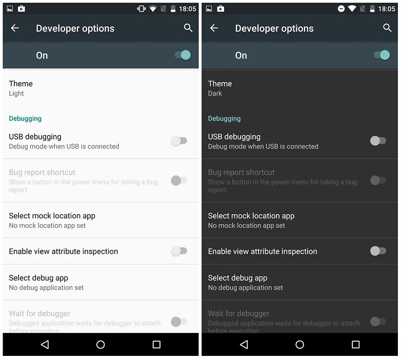 Will we see a dark theme in Android M system-wide final version?