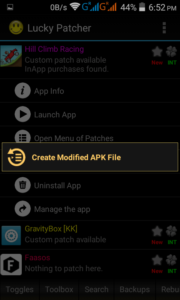 Lucky patcher in app purchase with out root hill climbs racing 2