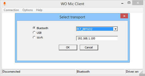 wo mic client bluetooth | Use Your Android Device As a Microphone For Your Computer