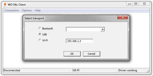 wo mic client usb connect | Use Your Android Device As a Microphone For Your Computer