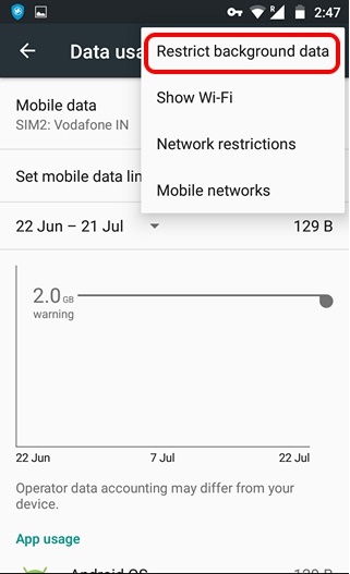Restrict-Background-Data for all apps