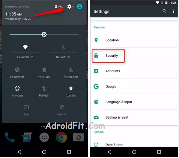 how to download android software update using data