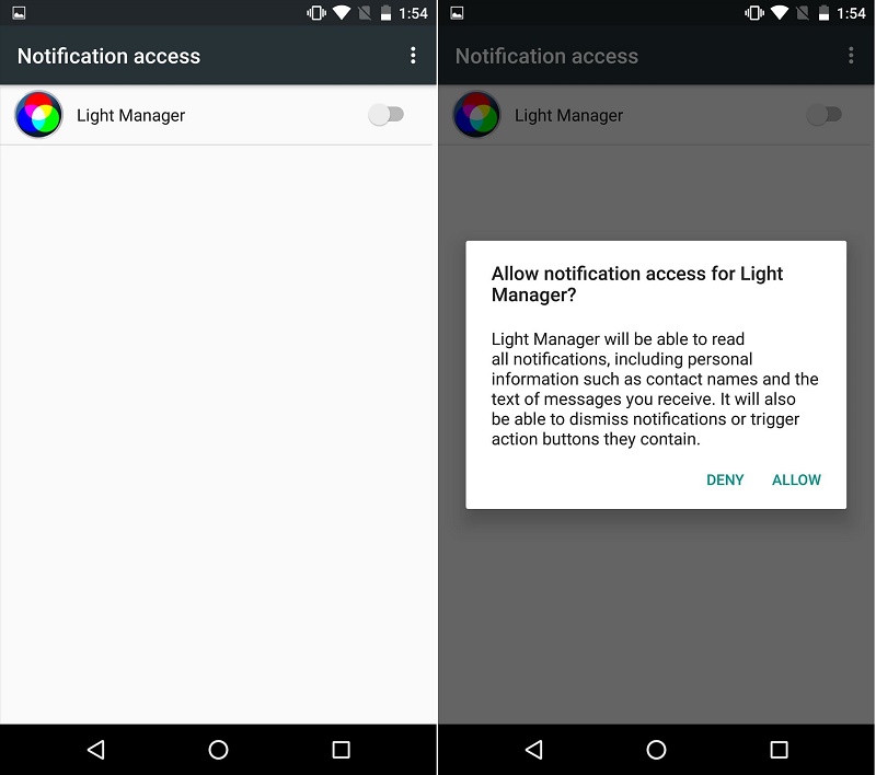 how to Customize the LED Notification Colors with Light Manager App
