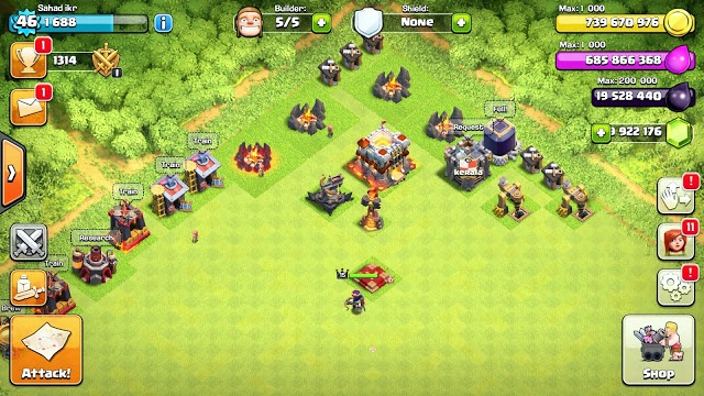 bluestacks clash of clans apk mod