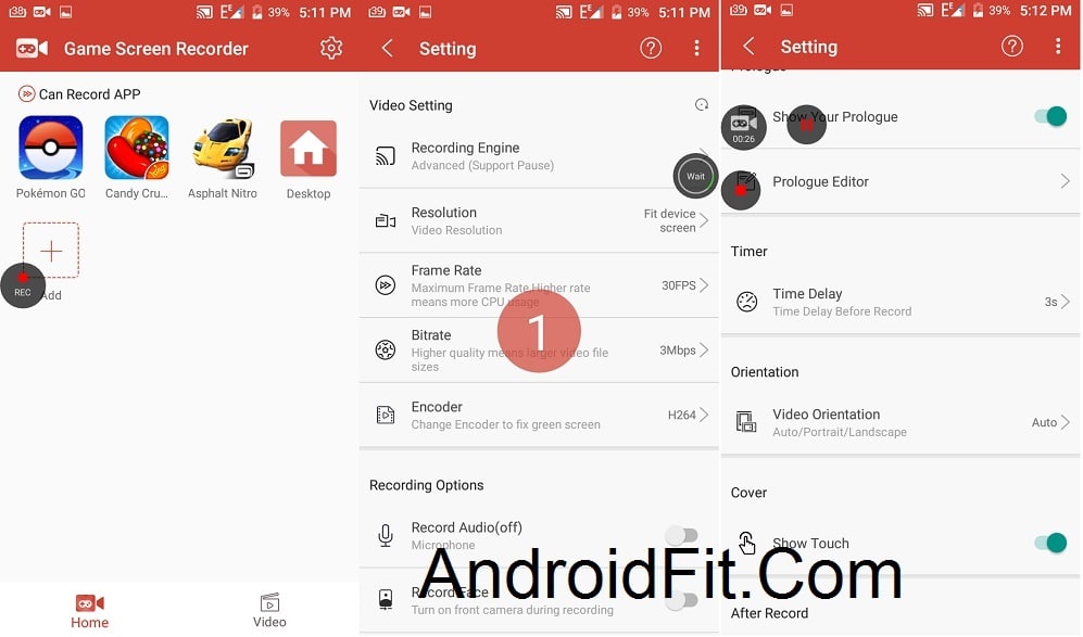 Screen Recorder - AZ Recorder v6.1.7 APK Premium Download