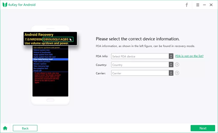 choose samsung pda list