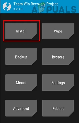17. Tap on Install in the TWRP Recovery.png