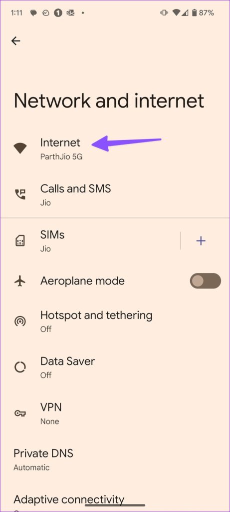 Android phone keeps losing network connection 8 1 1