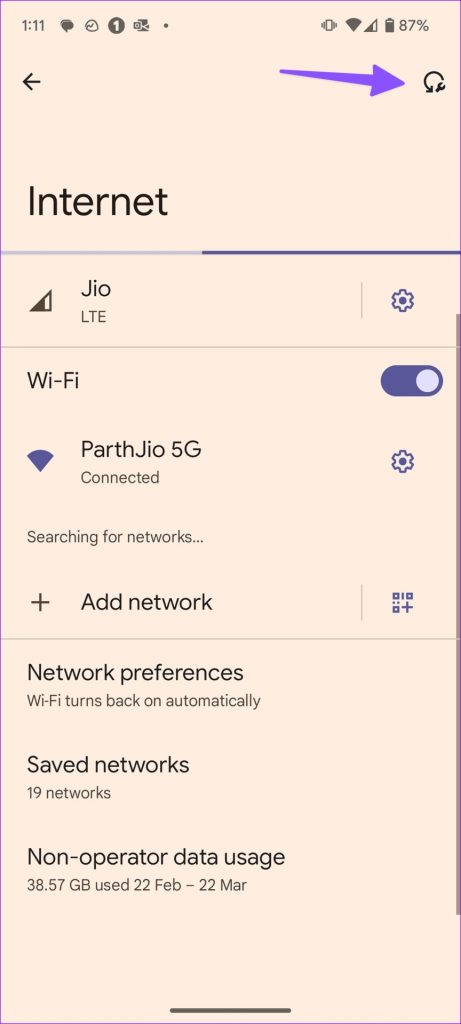 Android phone keeps losing network connection 9