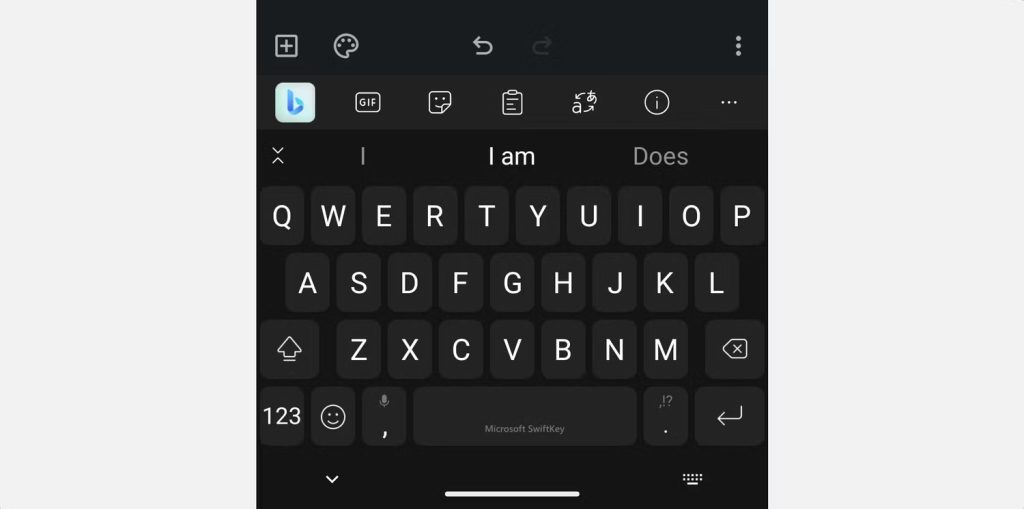 bing chat in swiftkey on android
