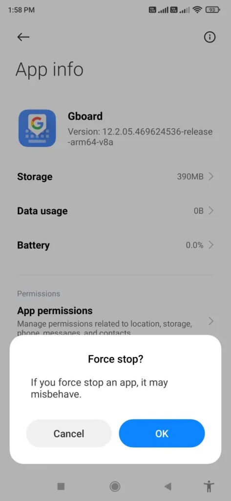 force stop android