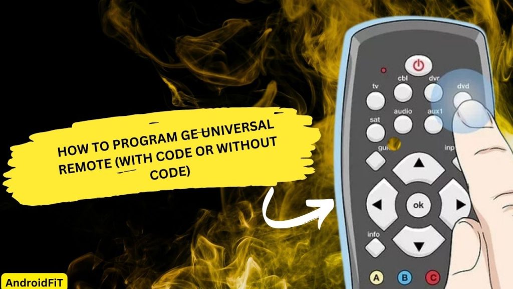 How to Program GE Universal Remote (with Code or without Code) (3)