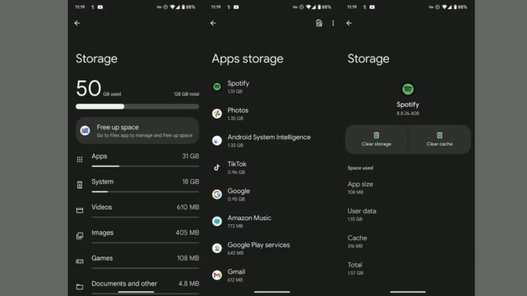 how to clear a cache on android
