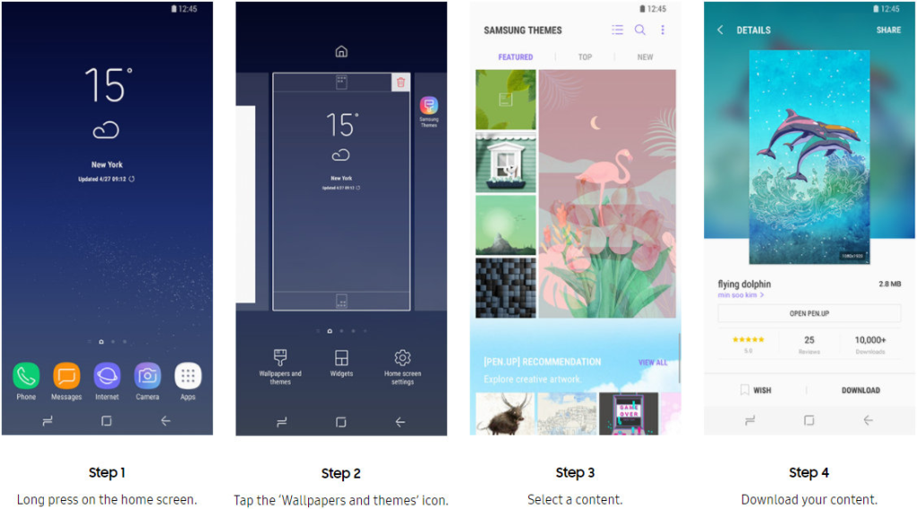 How to apply Samsung Themes Apps The Official Samsung Galaxy Site