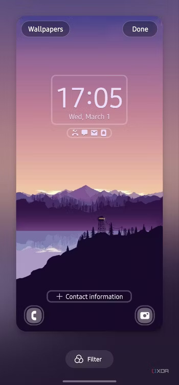 customize lock screen wallpaper samsung device 2