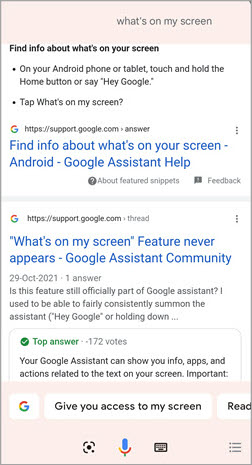 screen