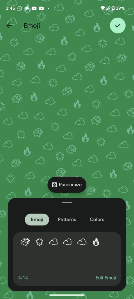 03 emoji wallpaper creation android