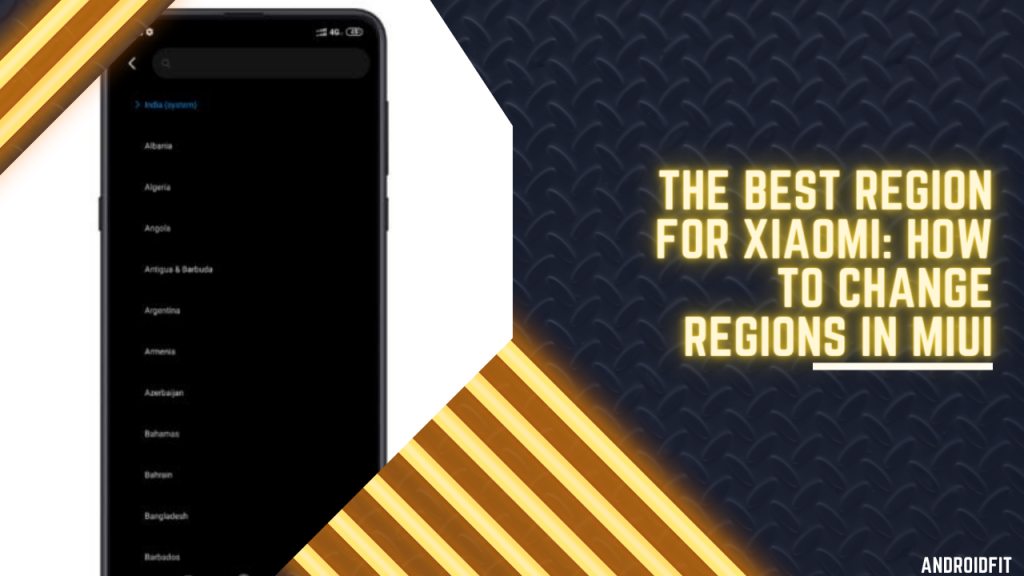 Best region for Xiaomi How To Change Regions in MIUI