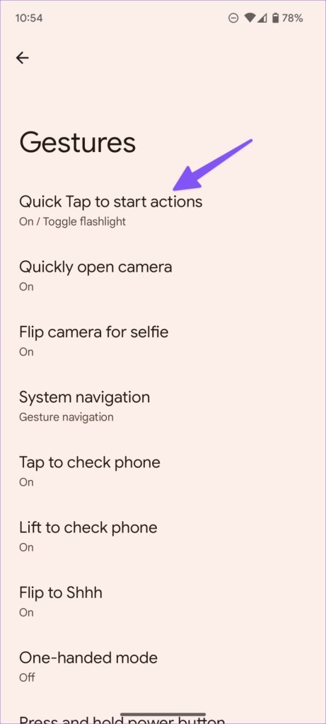 How to use quick tap gestures on Android 7 1