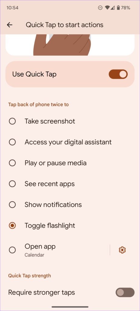 How to use quick tap gestures on Android 9