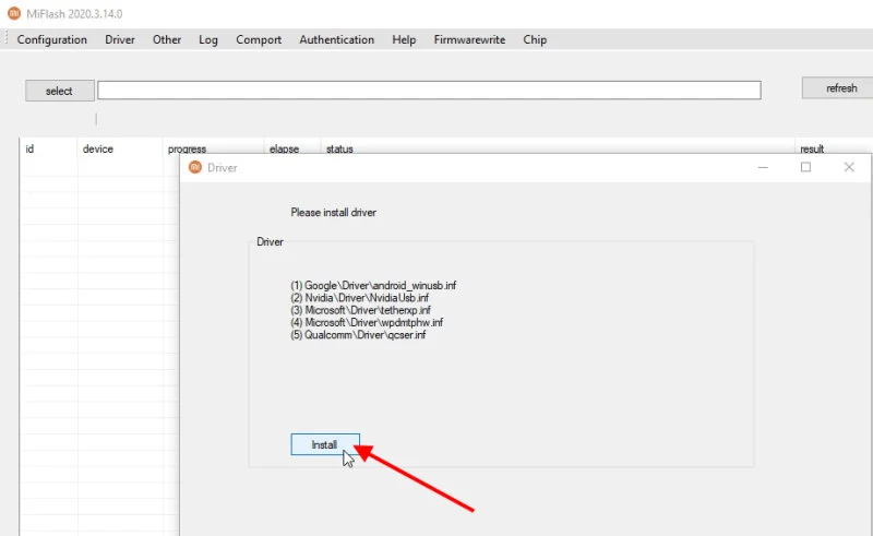 Install MIUI Fastboot ROM USB Drivers