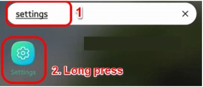 Long press