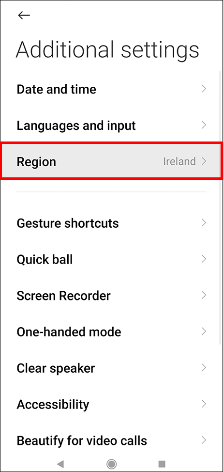 Region