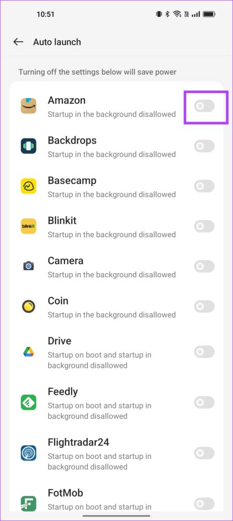 Auto Launch Toggle Per App 3