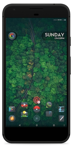 Best Nova Launcher Icon packs Moonrise