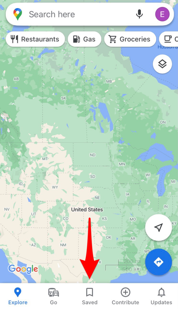 Open Google Maps