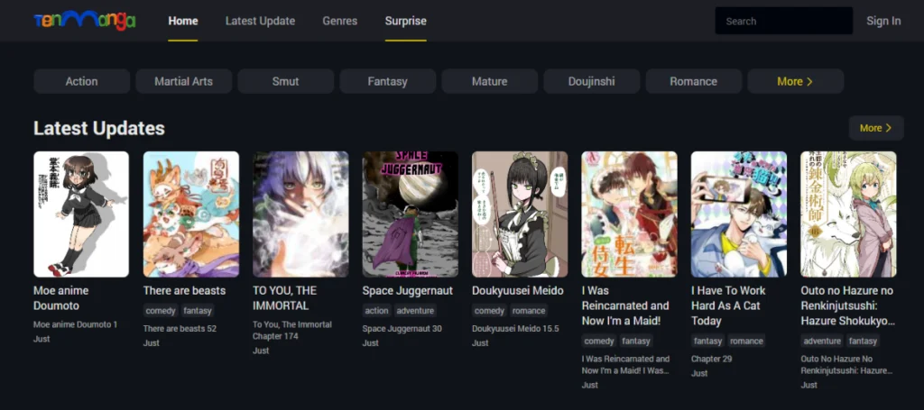 TenManga