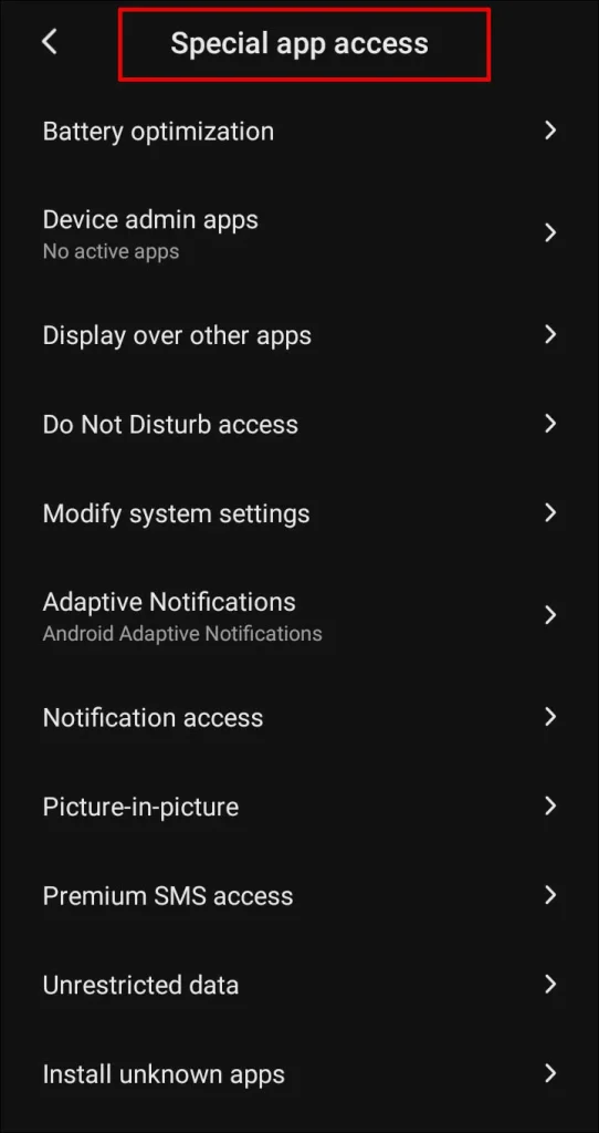 Apps Notifications