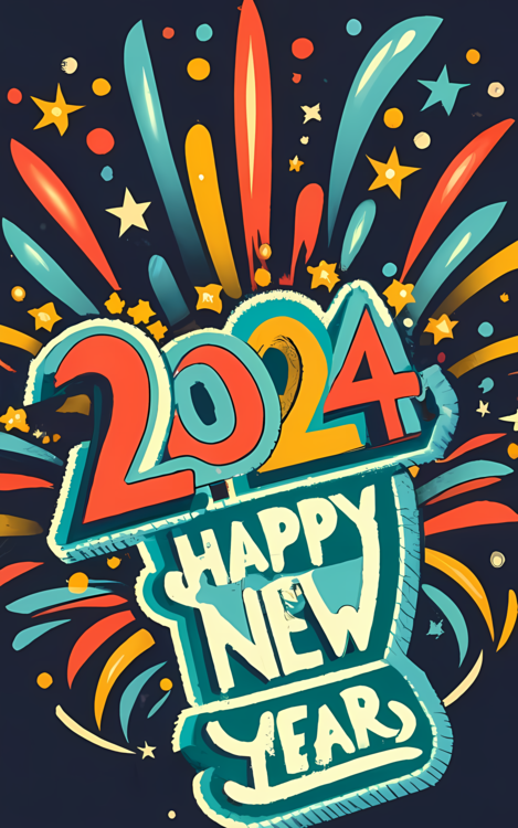 2024 Happy New YearOthers Vector Clipart