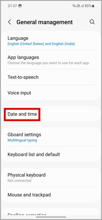 Date and Time on Android