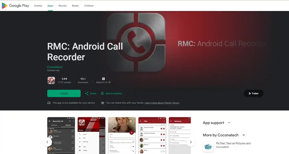 RMC Android Call Recorder