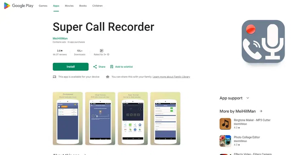 Super Call Recorder