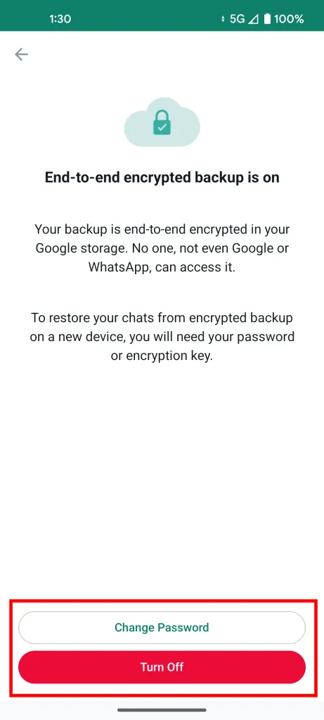 Change Password