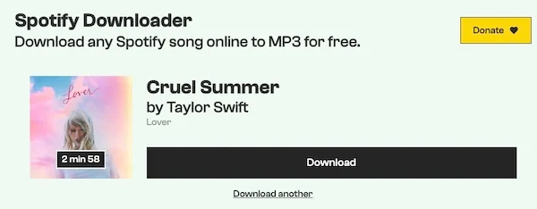 Click Download