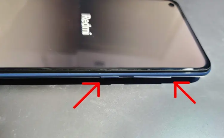 Power and Volume Up buttons