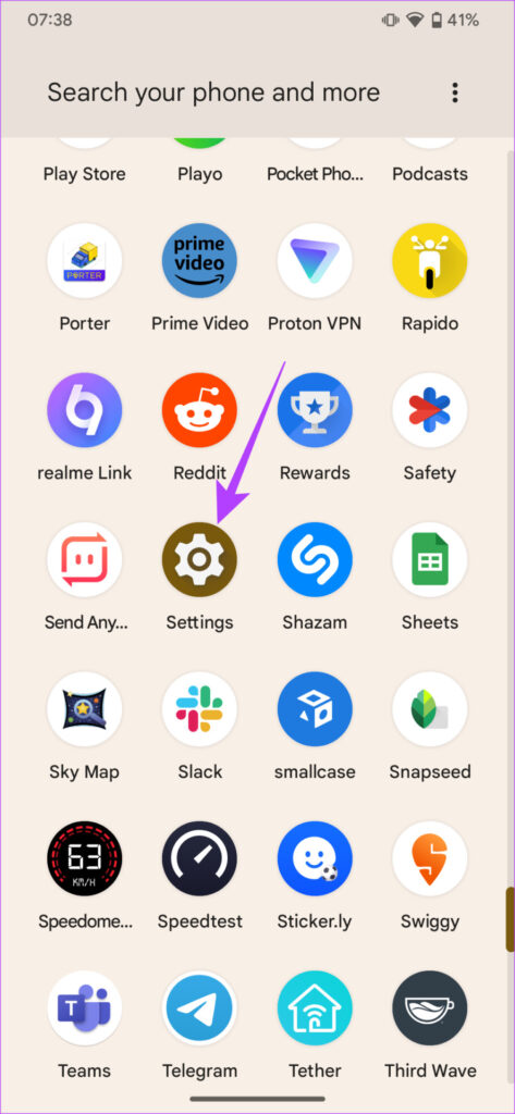 System option
