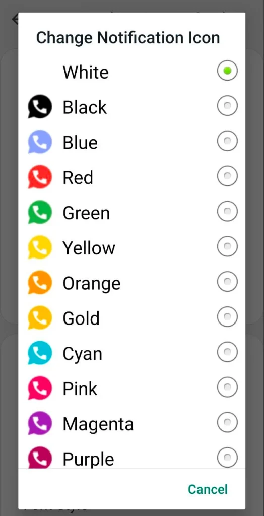 Change Able Icons