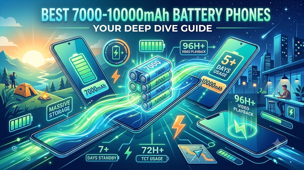 Best 7000-10000mAh Battery Phones: 2026 Ultimate List